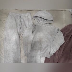 Aritzia Light Gray tracksuit